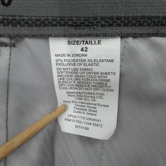 Ben Hogan Shorts Mens 42 Gray Stretch Performance Golf Chino Outdoor Casual - Picture 12 of 13